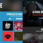 دانلود قالب تک صفحه ای نمونه کار Awesome