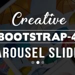 دانلود اسلایدر Creative BS-4 Carousel Slider - اسلایدر HTML5
