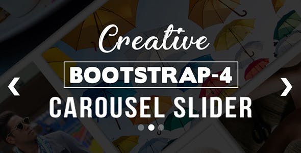 دانلود اسلایدر Creative BS-4 Carousel Slider - اسلایدر HTML5