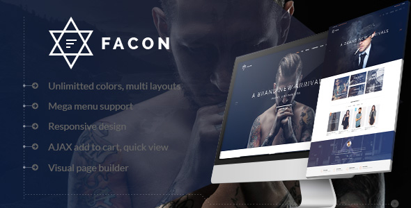 دانلود قالب وردپرس Facon - پوسته فروشگاه حرفه ای و واکنش گرا ووکامرس