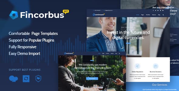 دانلود قالب وردپرس Fincorbus - پوسته کاری و شرکتی وردپرس