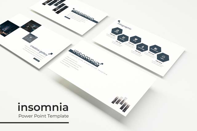 دانلود قالب پاورپوینت Insomnia – به همراه دو نسخه گوگل اسلاید و Keynote