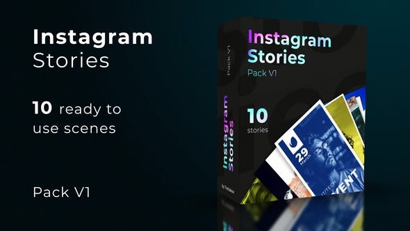 دانلود افتر افکت Instagram Stories Pack V1 - مجموعه استوری های اینستاگرام