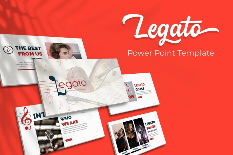دانلود مجموعه قالب های ارائه Legato – پاورپوینت | گوگل اسلاید | Keynote