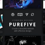 دانلود قالب وردپرس Purefive - پوسته خلاقانه و چند منظوره وردپرس