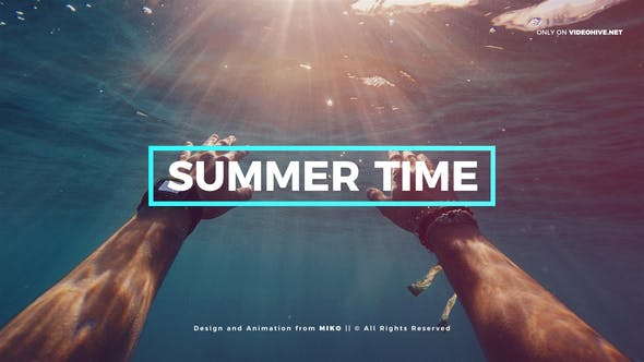 دانلود پروژه افتر افکت Summer - افترافکت اسلایدشو تابستانی