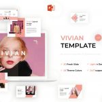 دانلود قالب پاورپوینت Vivian - قالب آماده و خلاقانه Powerpoint