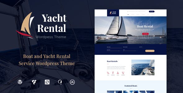 دانلود قالب وردپرس Yacht Rental - پوسته واکنش گرا و حرفه ای وردپرس