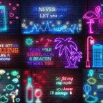 دانلود پروژه افتر افکت Neon Lyrics Template