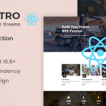 دانلود قالب سایت Castro - قالب HTML واکنش گرا و حرفه ای ساخت و ساز