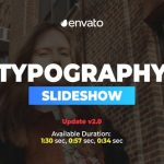 دانلود پروژه افتر افکت Beautiful Typography Slideshow