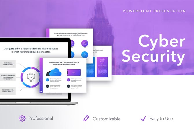 دانلود مجموعه قالب ارائه Cyber Security – پاورپوینت و گوگل اسلاید