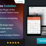 دانلود افزونه وردپرس LivIcons Evolution - مجوعه آیکون های انیمیشنی وردپرس