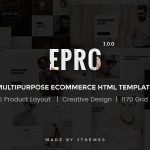 دانلود قالب فروشگاهی ePro - قالب HTML راست چین و واکنش گرا
