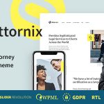 دانلود قالب وردپرس Attornix - پوسته وکالت راست چین وردپرس