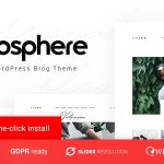 دانلود قالب وردپرس Blogosphere - پوسته چند منظوره وبلاگ راست چین وردپرس
