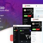 دانلود قالب مدیریت Foxio - قالب بوت استرپ مدیریت و داشبورد سایت