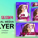 دانلود فلایر شبکه های اجتماعی Jas Session Fashion