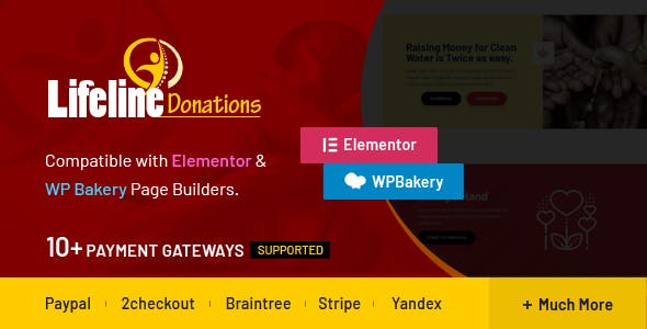 دانلود افزونه وردپرس Lifeline Donations - افزونه کمک های مالی چند منظوره