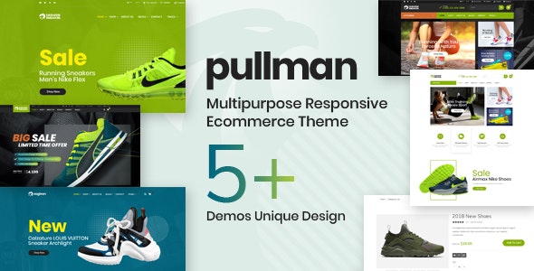 دانلود قالب پرستاشاپ Pullman - قالب چند منظوره و واکنش گرا پرستاشاپ