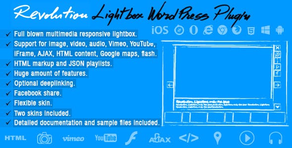 دانلود افزونه وردپرس Revolution Lightbox - لایت باکس پیشرفته وردپرس
