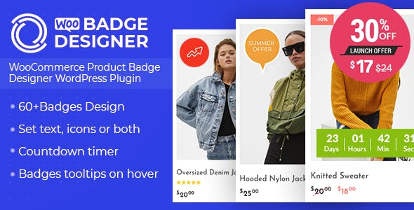 دانلود افزونه ووکامرس Woo Badge Designer - افزونه پیشرفته ووکامرس