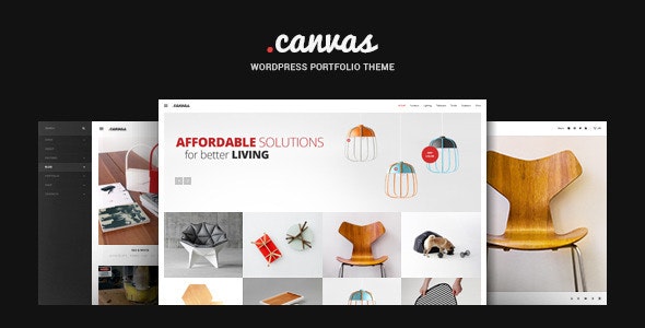 دانلود قالب وردپرس Canvas - پوسته خلاقانه و نمونه کار وردپرس