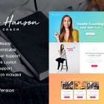 دانلود قالب سایت Health Coach - قالب HTML وبلاگ و سایت شخصی حرفه ای