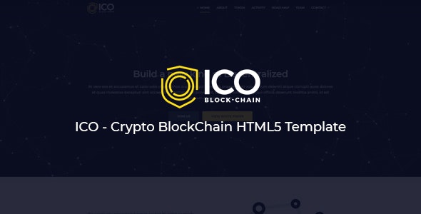 دانلود قالب سایت ICO - قالب HTML واکنش گرا و حرفه ای