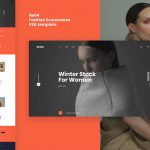 دانلود قالب PSD فروشگاهی Ne04 - قالب UI Kit آماده و حرفه ای