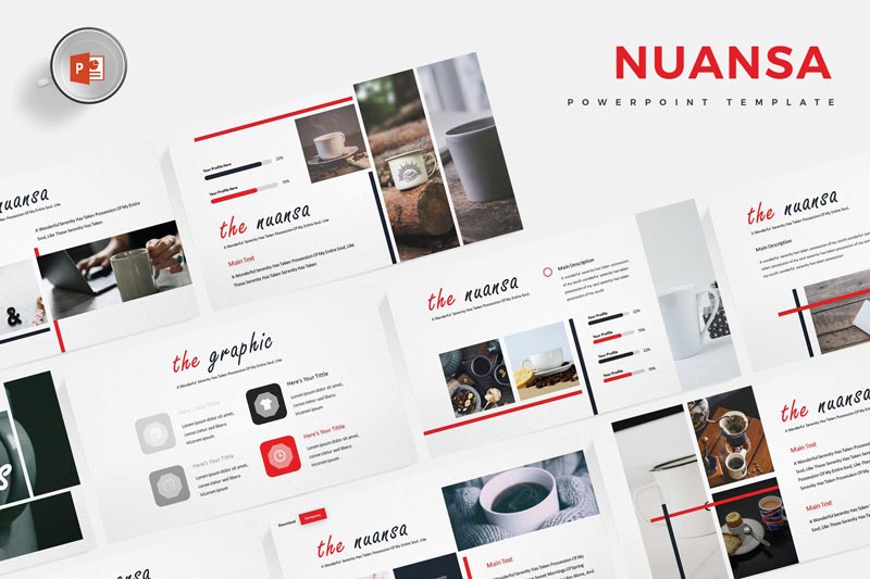 دانلود قالب پاورپوینت Nuansa – به همراه دو نسخه گوگل اسلاید و Keynote