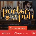 دانلود قالب وردپرس Porter Pub - پوسته رستوران و کافه راست چین وردپرس