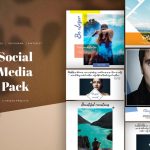 دانلود مجموعه فایل های Psd و لایه باز Social Media Universal Pack