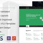 دانلود قالب سایت Super Host - قالب هاستینگ HTML و WHMCS حرفه ای