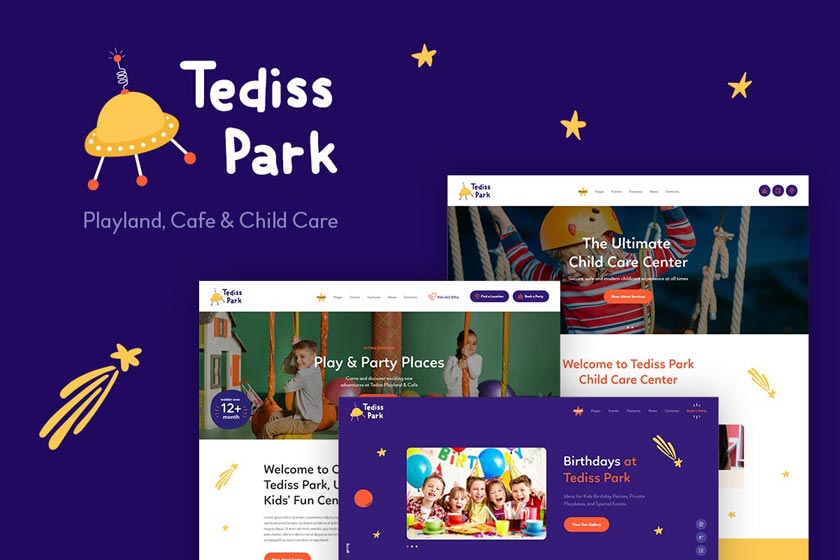 دانلود قالب XD حرفه ای Tediss - قالب آماده Adobe XD و لایه باز حرفه ای