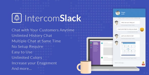 دانلود افزونه وردپرس WP Intercom - افزونه Slack برای وردپرس