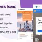 دانلود افزونه وردپرس WP Menu Icons - ایجاد و مدیریت آیکون در منو وردپرس