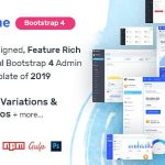 دانلود قالب مدیریت Xtreme Admin - قالب بوت استرپ 4 مدیریت و داشبورد