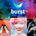 دانلود قالب وردپرس Burst - پوسته خلاقانه و فوق العاده جذاب وردپرس