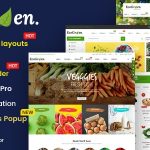 دانلود قالب شاپیفای EcoGreen - قالب فروشگاه محصولات غذایی و ارگانیک