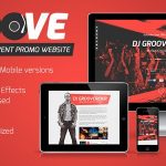 دانلود قالب میوز Groove - قالب تک صفحه ای و حرفه ای Adobe Muse