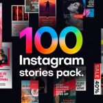دانلود پروژه افتر افکت مجموعه 100 استوری اینستاگرام