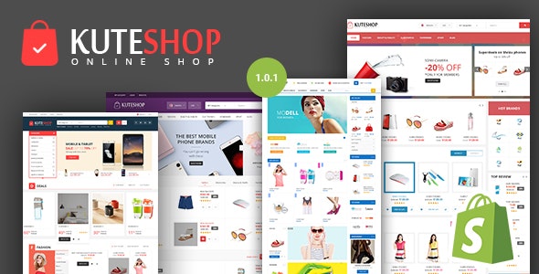 دانلود قالب شاپیفای KuteShop - قالب سوپر مارکت آنلاین و حرفه ای