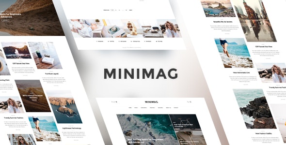 دانلود قالب سایت MINIMAG - قالب HTML مجله و وبلاگ حرفه ای