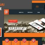 دانلود قالب میوز Mamanamsai - قالب حرفه ای و جذاب Adobe Muse
