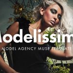 دانلود قالب میوز Modelissimo - قالب تک صفحه ای و زیبای Adobe Muse