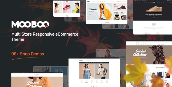 دانلود قالب پرستاشاپ MooBoo - قالب فروشگاه لباس و پوشاک حرفه ای