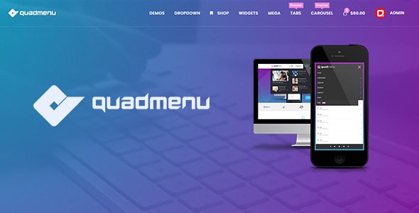 دانلود افزونه وردپرس QuadMenu - مگامنو پیشرفته و حرفه ای وردپرس