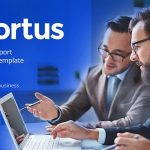 دانلود قالب میوز Reportus - قالب شرکتی و کسب و کار Adobe Muse