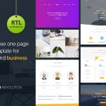 دانلود قالب سایت Rexo - قالب HTML تک صفحه ای پارالاکس و واکنش گرا
